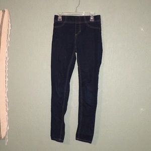 Dark wash jeggings